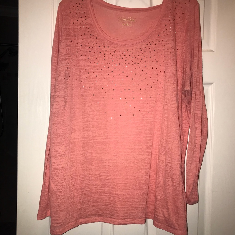 **FINAL MARK DOWN** Long sleeve sheer Tee